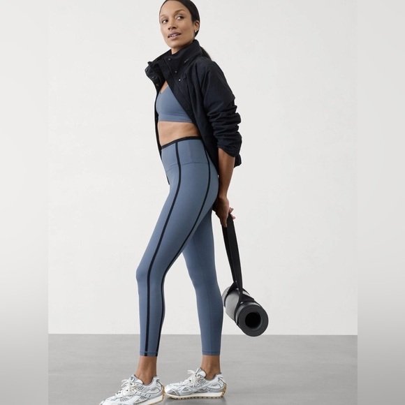 Athleta Pants - NWT Athleta Ultra High Rise Elation 7/8 Tight. Blue Black Small